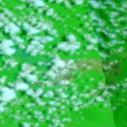 Incendio cerca de Aciline — NASA satellite