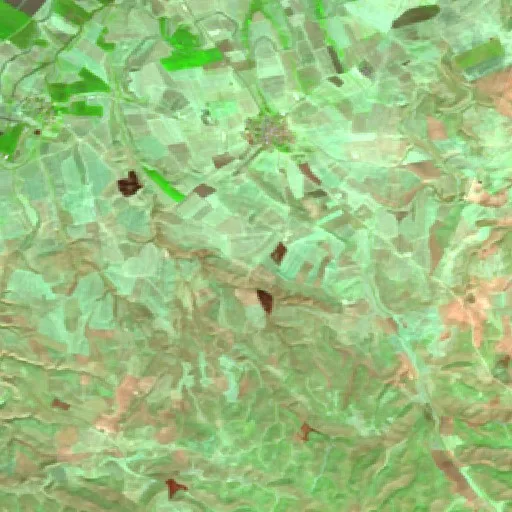 Incendio cerca de Ahmetli — Sentinel-2 SWIR (fuego)