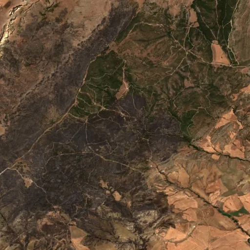 Wildfire near Aïn Smara (Jul 24) — Sentinel-2 true color