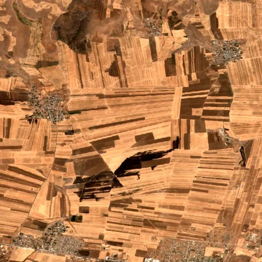 Incendio cerca de Al Jawādīyah — Sentinel-2 true color