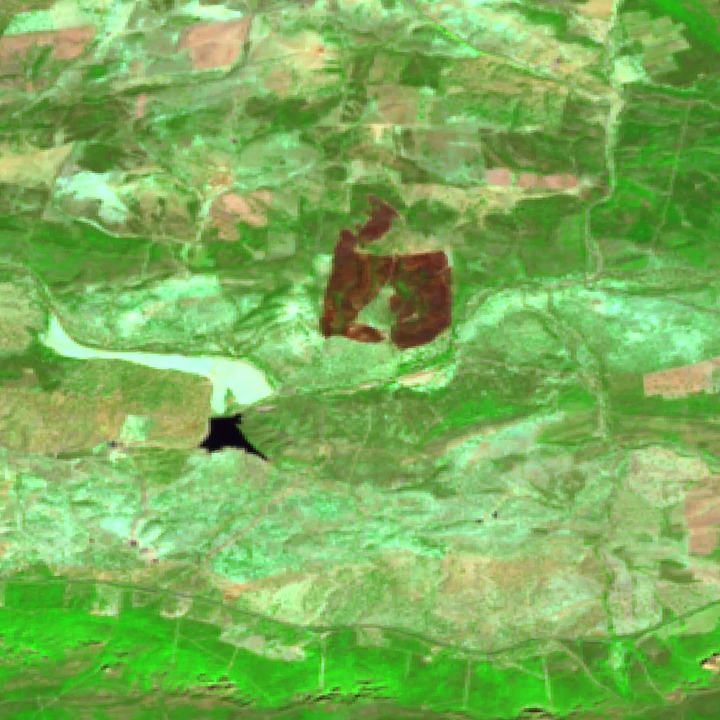 Incendio cerca de Alamillo — Sentinel-2 SWIR (fuego)