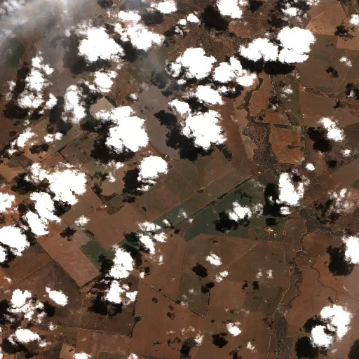 Incendio cerca de Albert — Sentinel-2 true color