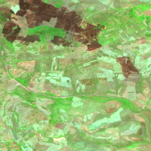 Incendio cerca de Alimena — Sentinel-2 SWIR (fuego)