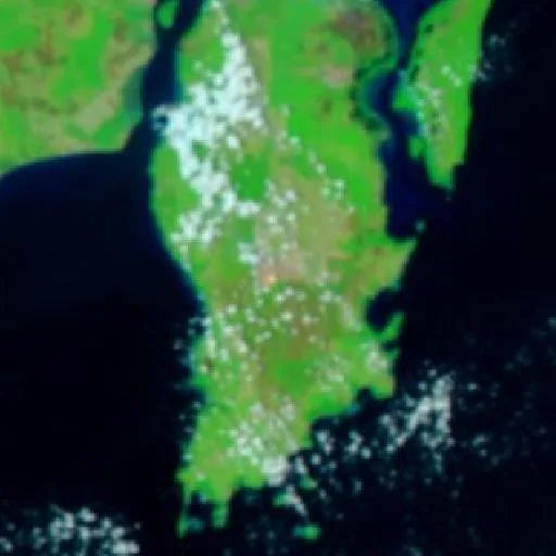 Wildfire near Allealle (Oct 19) — NASA satellite