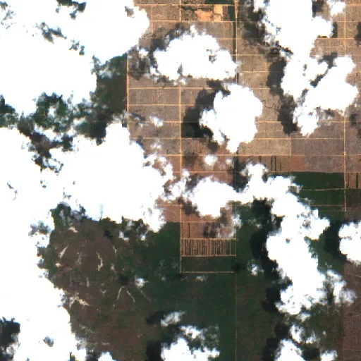 Wildfire near Allealle — Sentinel-2 true color