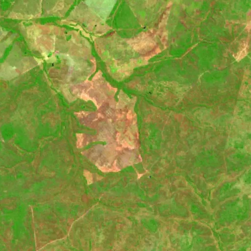 Incendio cerca de Almas (23 jul) — Sentinel-2 SWIR (fuego)