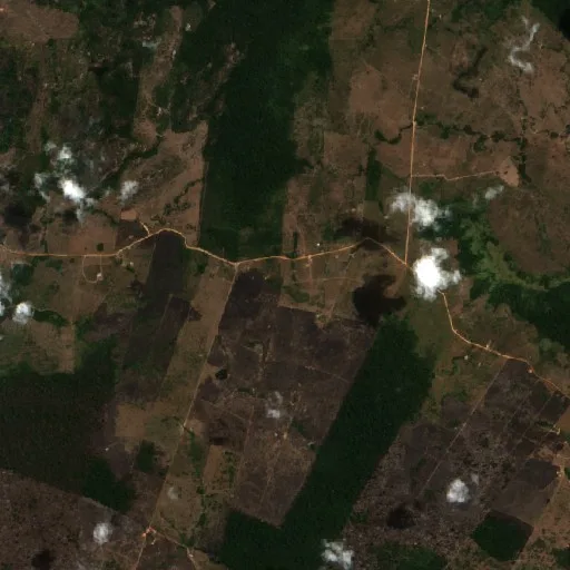 Incendio cerca de Altamira (30 ago) — Sentinel-2 true color
