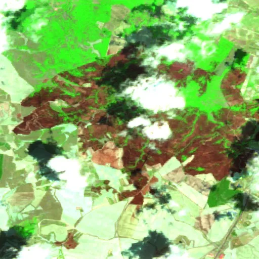 Wildfire near Altamura — Sentinel-2 SWIR (fuego)