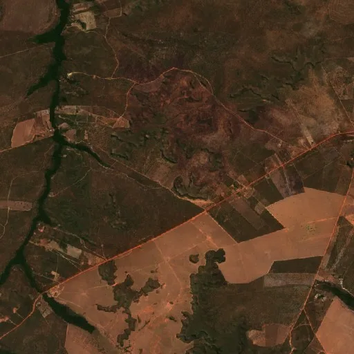 Wildfire near Alto Parnaíba (Aug 16) — Sentinel-2 true color