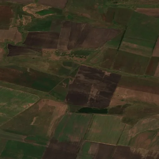 Wildfire near Kursavka — Sentinel-2 true color