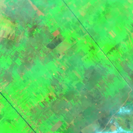Wildfire near Anjirserapat — Sentinel-2 SWIR (fuego)