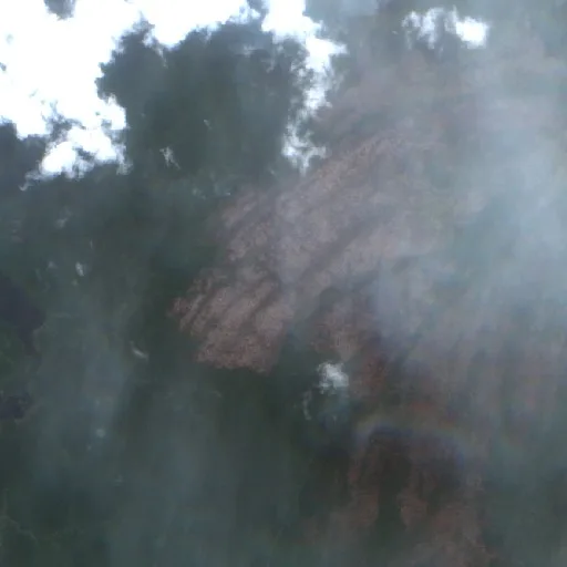 Wildfire near Anori (Sep 4) — Sentinel-2 true color