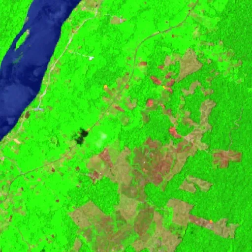 Wildfire near Apatou — Sentinel-2 SWIR (fuego)