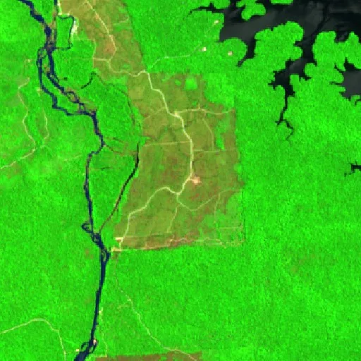 Incendio cerca de Apiacás — Sentinel-2 SWIR (fuego)