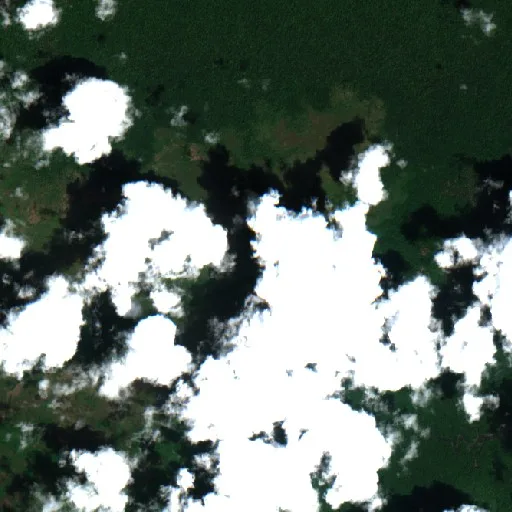Incendio cerca de Araxá — Sentinel-2 true color