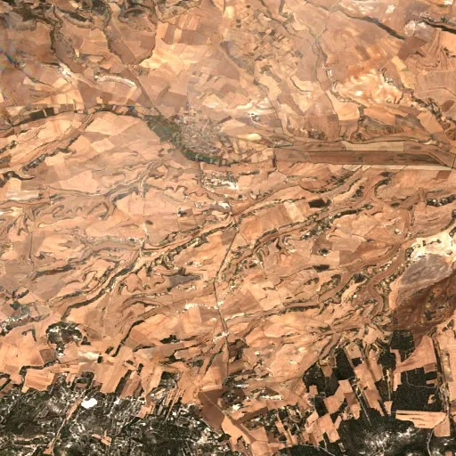 Wildfire near Arcos de Jalón (ES) — Sentinel-2 true color