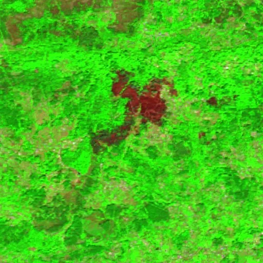 Incendio cerca de Arcos de Valdevez — Sentinel-2 SWIR (fuego)