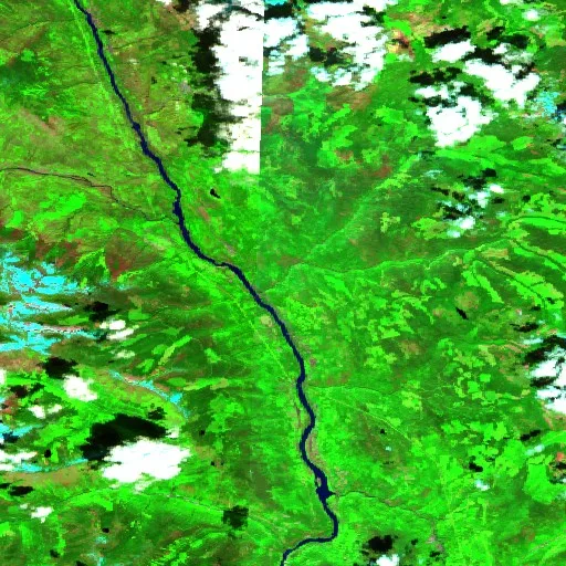 Wildfire near Area A (Boston Bar/North Bend/Canyon Alpine) — Sentinel-2 SWIR (fuego)