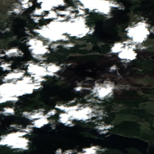 Incendio cerca de Area I (West Fraser/Nazko) — Sentinel-2 true color