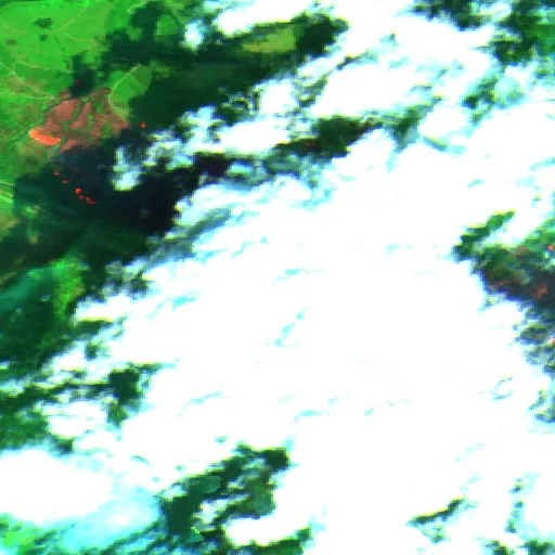 Inonoaklin Creek Fire — Sentinel-2 SWIR (fuego)