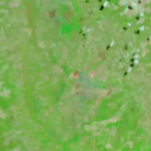 Incendio cerca de Arinos (29 sep) — NASA satellite