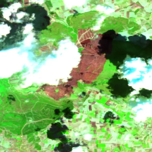 Wildfire near Árma — Sentinel-2 SWIR (fuego)