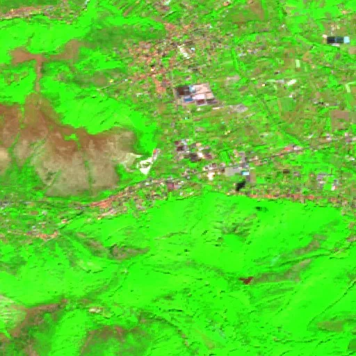 Wildfire near Arpaia — Sentinel-2 SWIR (fuego)