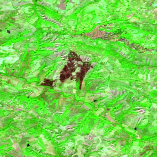 Incendio cerca de Atri — Sentinel-2 SWIR (fuego)