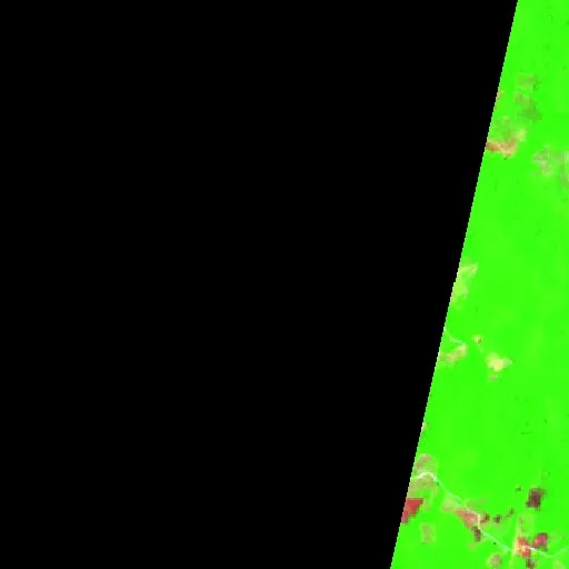 Wildfire near Aveiro — Sentinel-2 SWIR