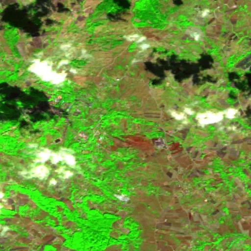 Wildfire near Avigliano — Sentinel-2 SWIR (fuego)