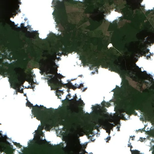 Incendio cerca de Bacalar (31 jul) — Sentinel-2 true color