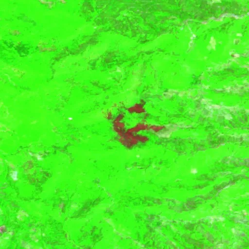 Wildfire near Badolato — Sentinel-2 SWIR (fuego)