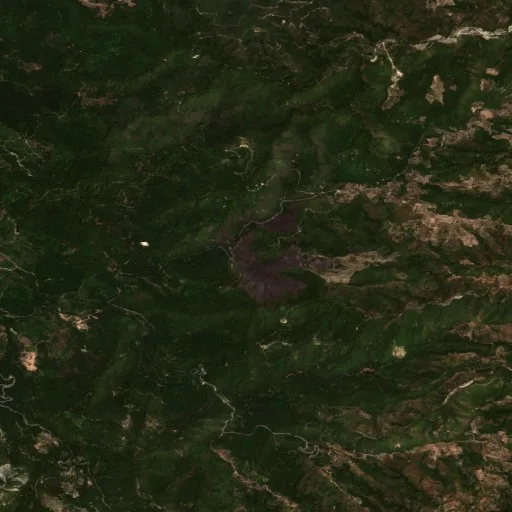 Wildfire near Badolato — Sentinel-2 true color