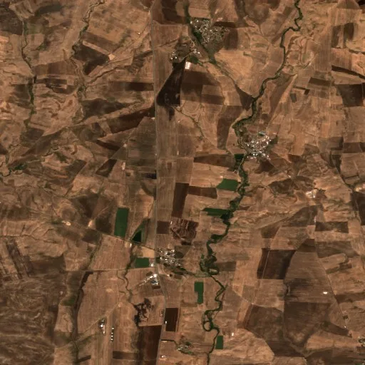 Wildfire near Bağdere (Oct 10) — Sentinel-2 true color