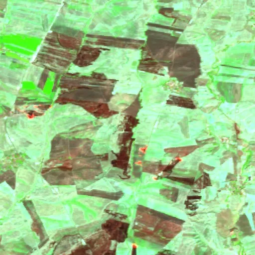 Incendio cerca de Bağdere — Sentinel-2 SWIR (fuego)