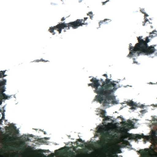 Wildfire near Băile Herculane — Sentinel-2 true color