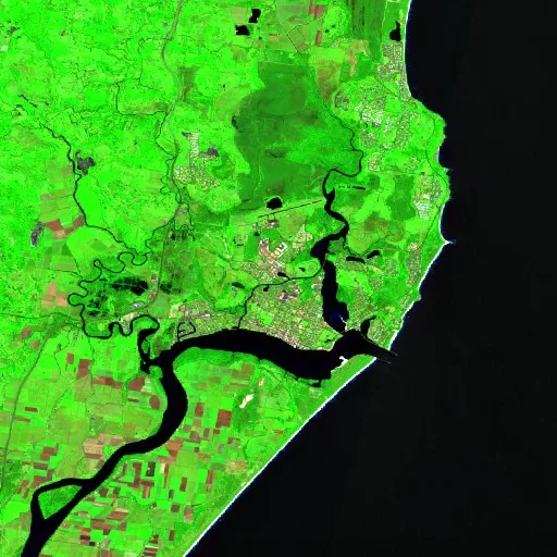 Incendio cerca de Ballina — Sentinel-2 SWIR (fuego)