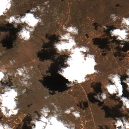 Incendio cerca de Balranald — Sentinel-2 true color