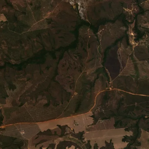 Wildfire near Balsas (Aug 1) — Sentinel-2 true color