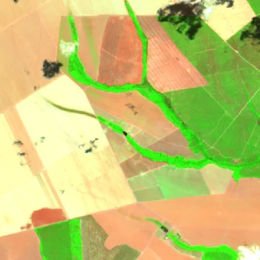 Incendio cerca de Balsas (28 ago) — Sentinel-2 SWIR (fuego)