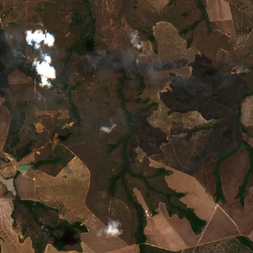 Incendio cerca de Balsas (19 sep) — Sentinel-2 true color