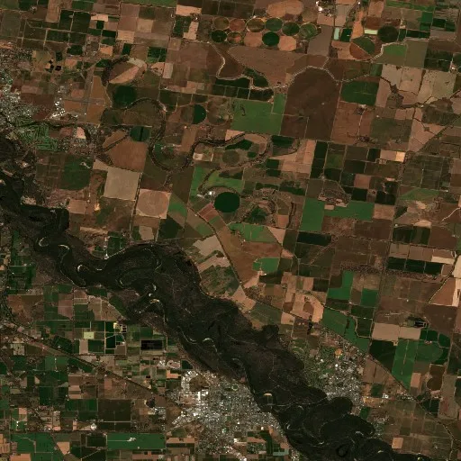 Barooga Bushfire — Sentinel-2 true color