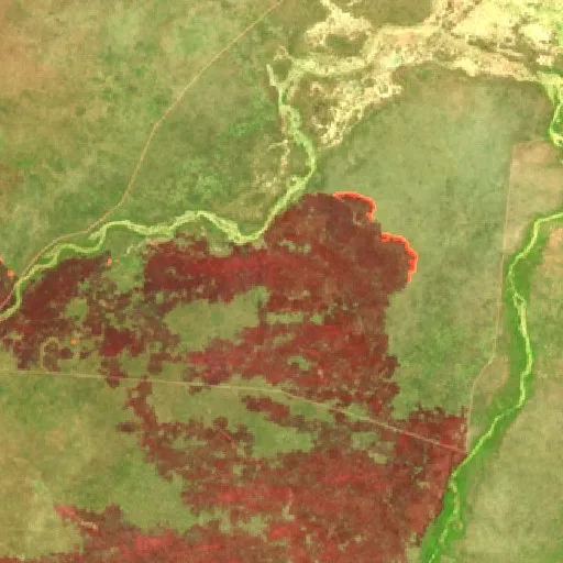 Wildfire near Barra (Sep 22) — Sentinel-2 SWIR (fuego)