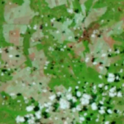 Wildfire near Barra do Prata — NASA satellite