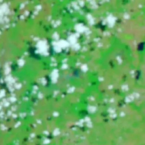 Wildfire near Barreira do Pequi — NASA satellite