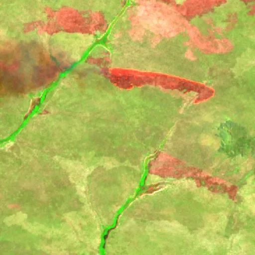 Incendio cerca de Barreiras do Piauí (20 sep) — Sentinel-2 SWIR (fuego)