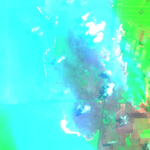 Wildfire near Basarang (Sep 16 · NE) — Sentinel-2 SWIR (fuego)
