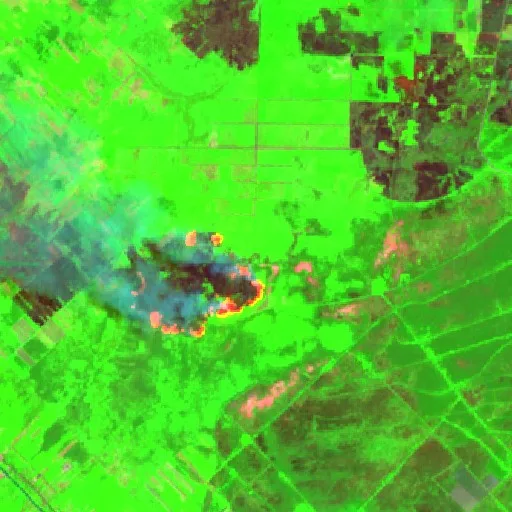 Wildfire near Basarang (Sep 19 · NE) — Sentinel-2 SWIR (fuego)