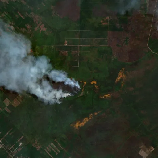 Wildfire near Basarang (Sep 19 · NE) — Sentinel-2 true color
