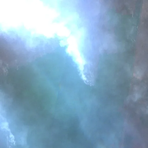 Wildfire near Basarang (Oct 15) — Sentinel-2 true color